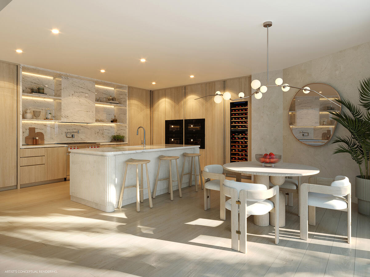 Kitchen and Breakfast Area