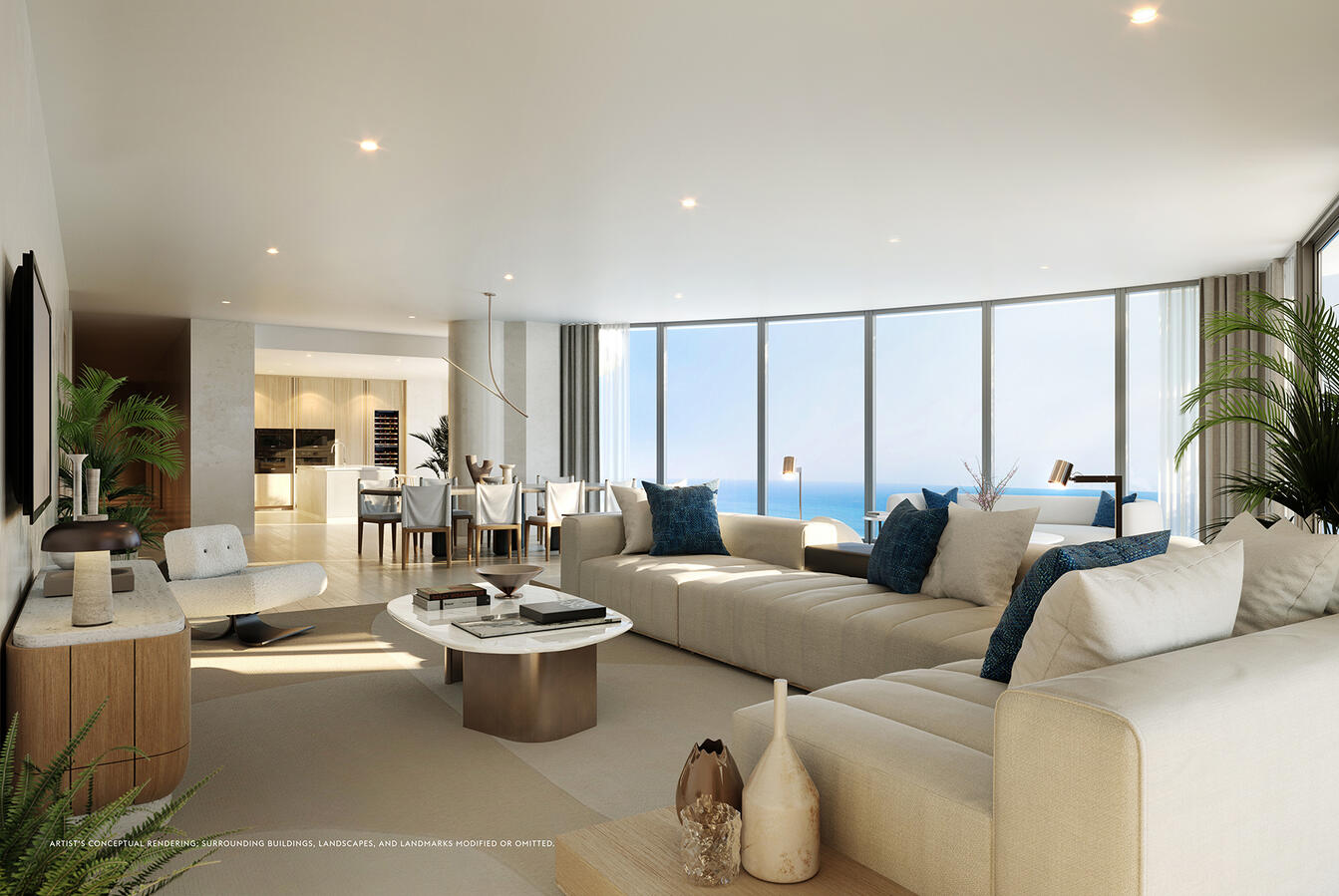 Living Room & Kitchen