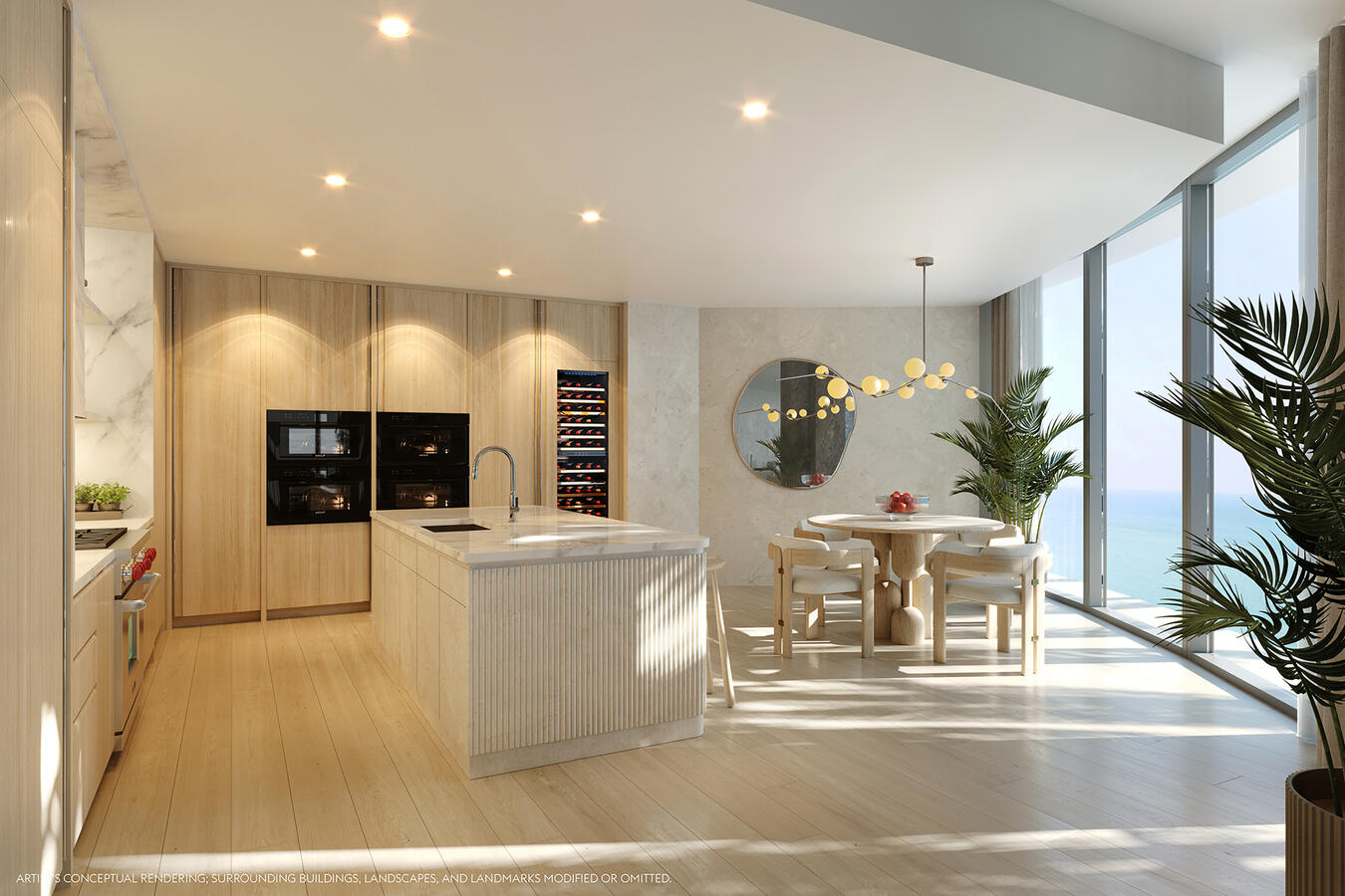 Kitchen and Breakfast Area